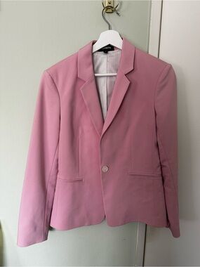 Express Soft Pink Tailored Blazer Jacket